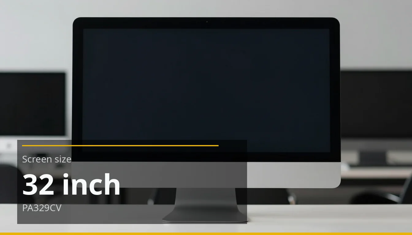 Screen size — 32 inch — PA329CV